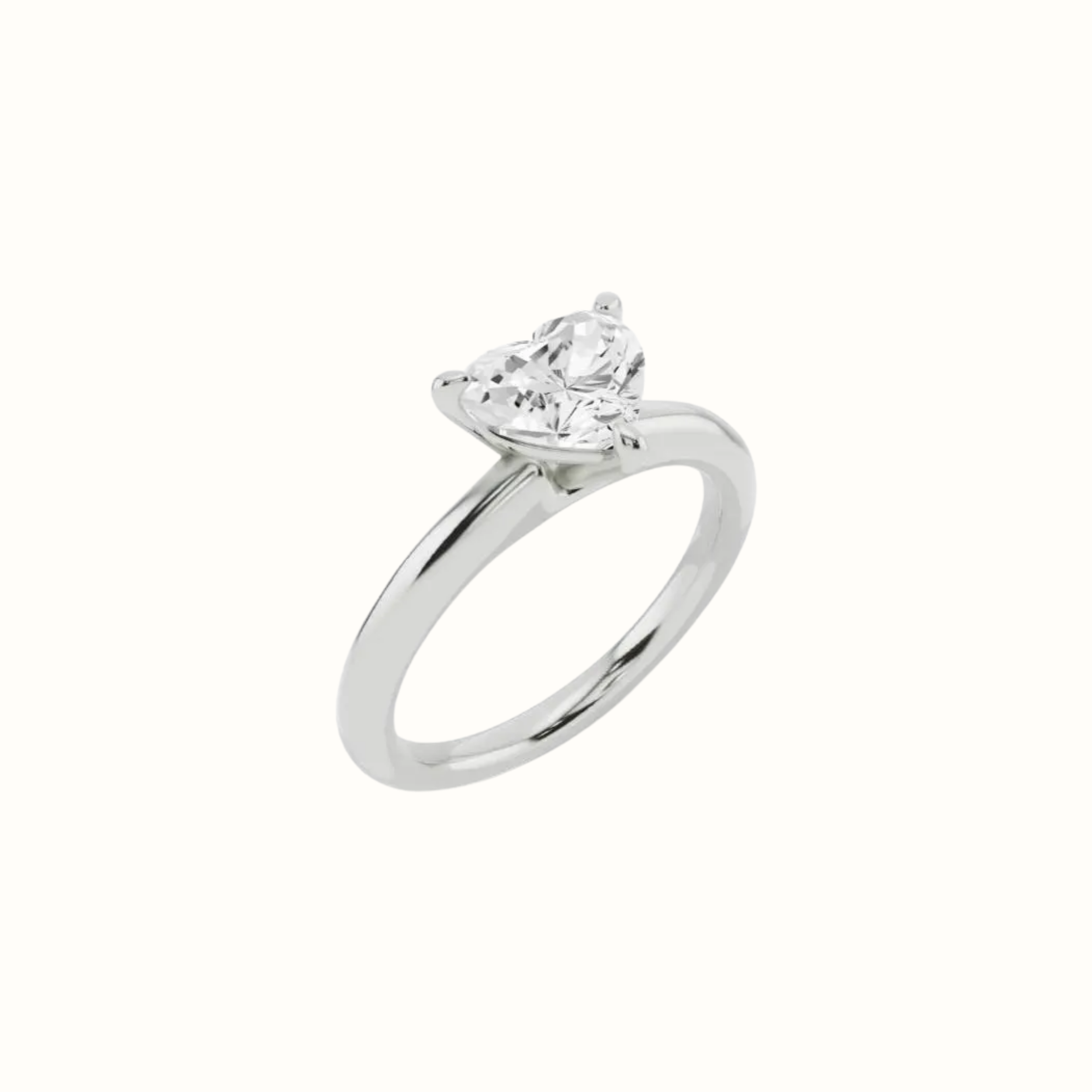 Heart-Cut Engagement Ring