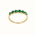 Pear Cut Green Ring