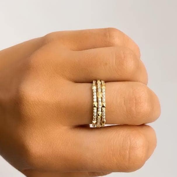 Cubic Zirconia Eternity Band