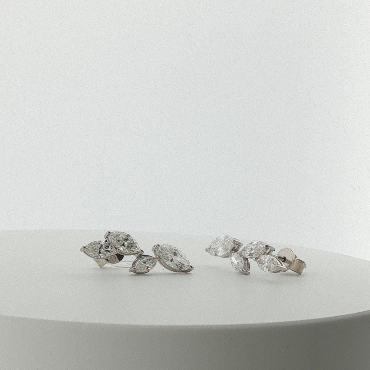 Marquis Diamond Earring Climber
