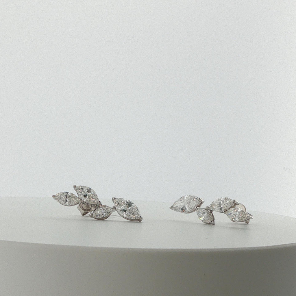 Marquis Diamond Earring Climber
