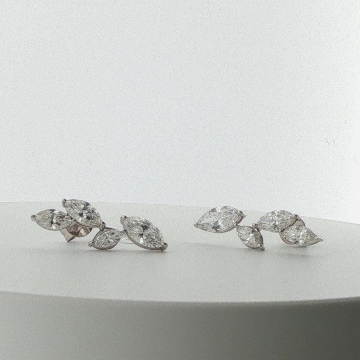 Marquis Diamond Earring Climber