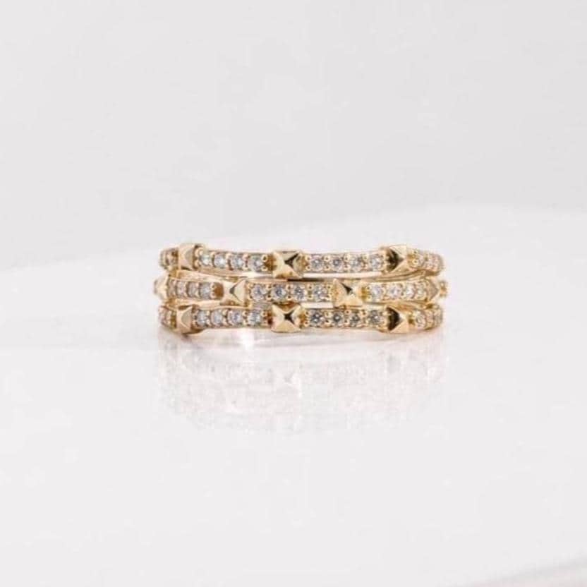Cubic Zirconia Eternity Band
