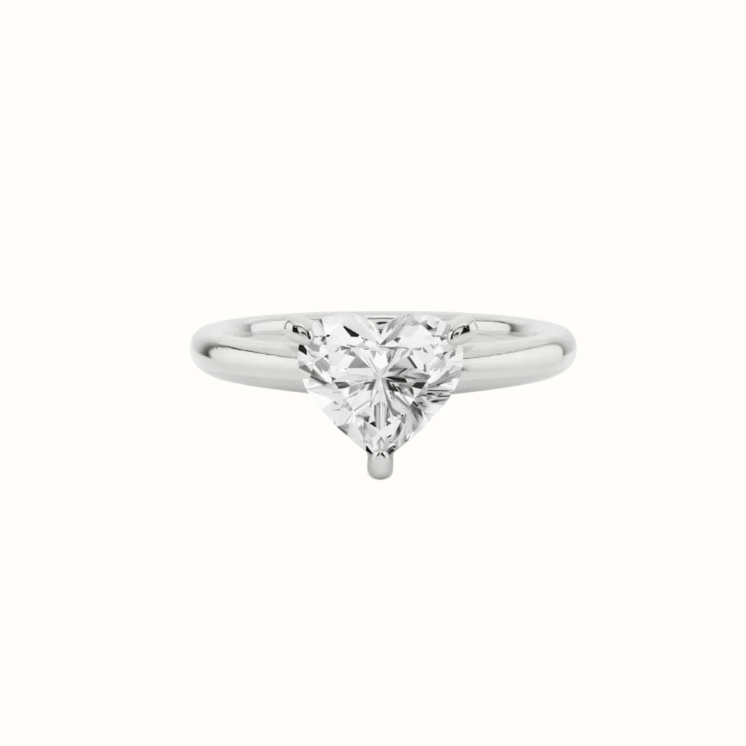 Heart-Cut Engagement Ring