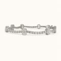 Oval Diamond Tennis Bracelet