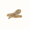 Green Snake Ring