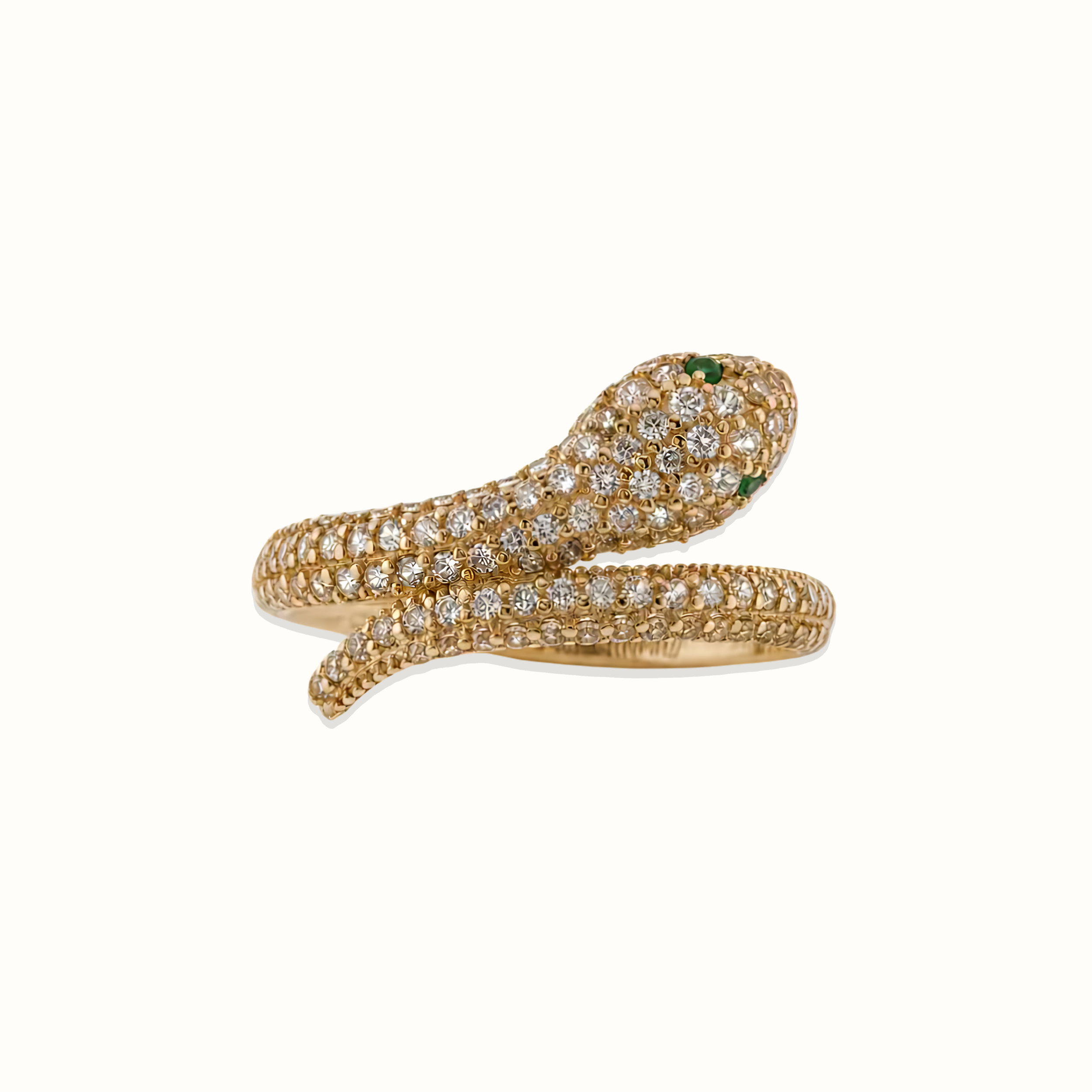 Green Snake Ring