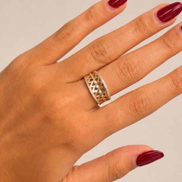 Vintage Wide Band Ring
