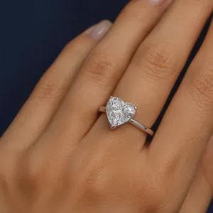 Heart-Cut Engagement Ring