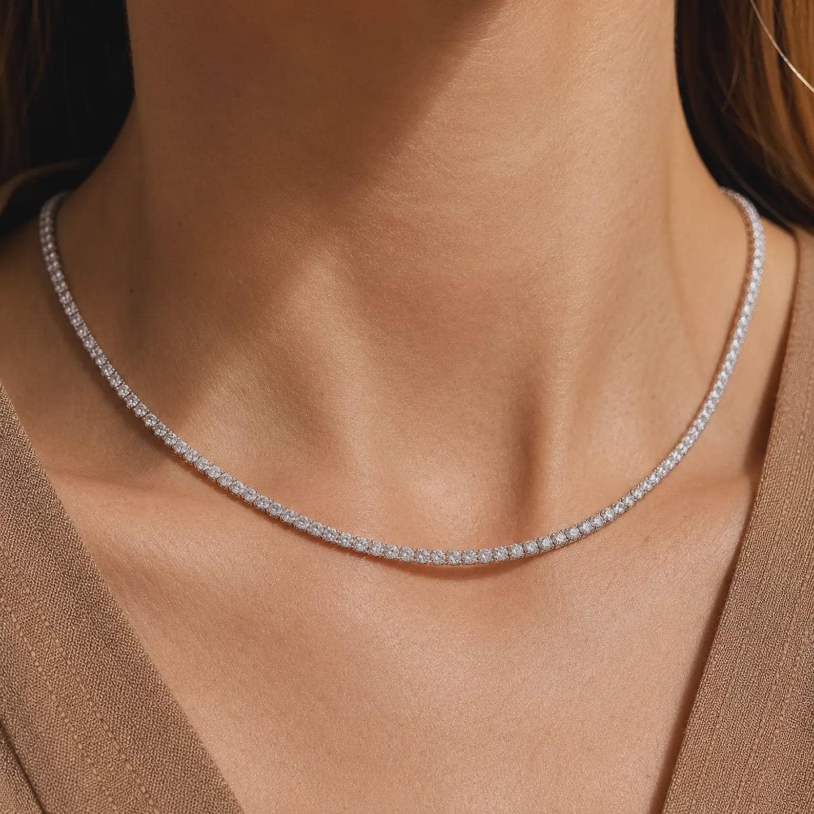 Diamond Tennis Necklace