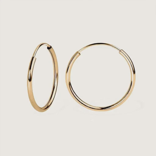 Yellow Gold Hoop Earrings